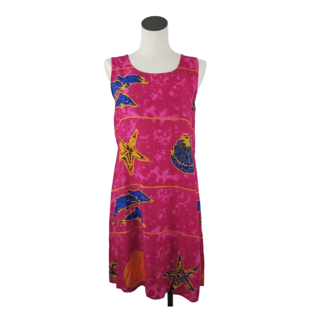 Banana Split USA Women's Dress Dolphin & Seashell